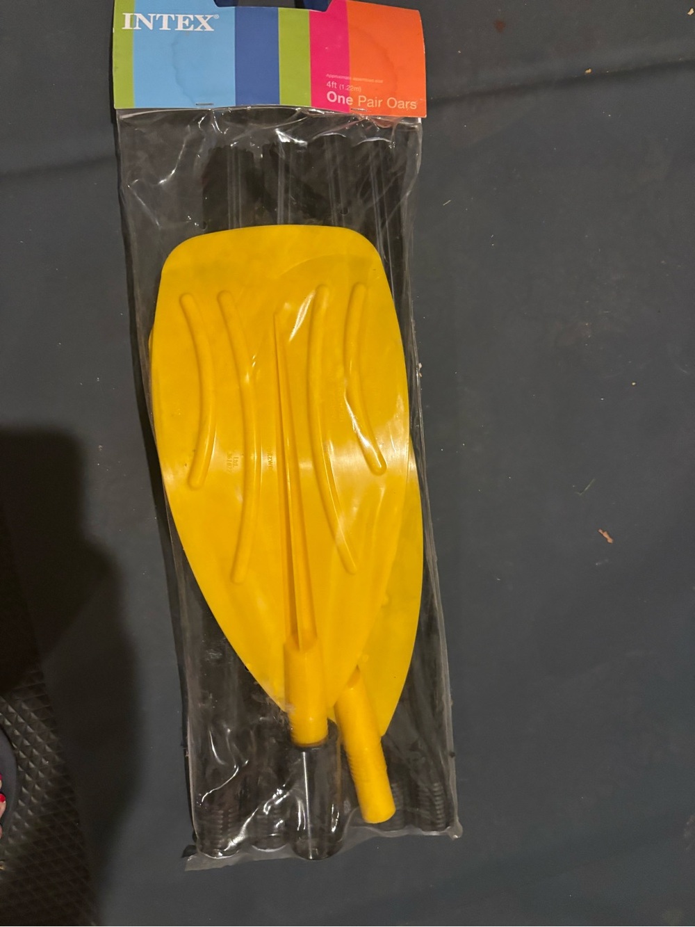Intex Set of 48" Paddles Plastic Ribbed French Oar
